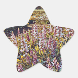 Adesivo Estrela Um cheio de campo de flores - Sticker