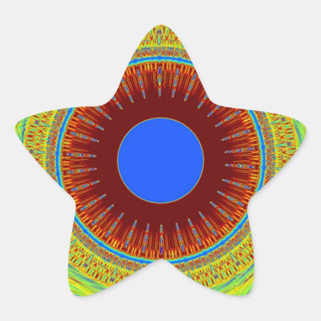 Adesivo Estrela Um dia agradável e uma noite melhor (Frente)