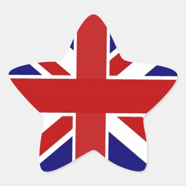 Adesivo Estrela Union Jack (Frente)