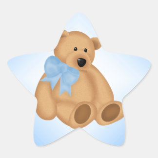 Adesivo Estrela Urso De Teddy Bonito, Para Menino
