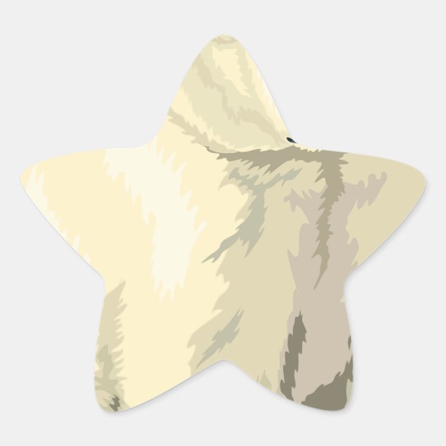 Adesivo Estrela Urso Polar Fofo (Frente)