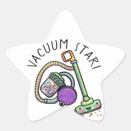 Adesivo Estrela Vacuum Star Stickers (20 por folha)