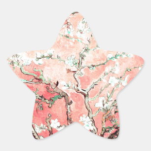 Adesivo Estrela Van Gogh Almond Blossoms Peach