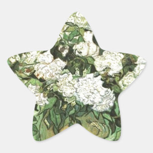 Adesivo Estrela Vase com Rosas - Van Gogh