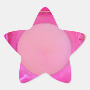 Adesivo Estrela Vela, Luz de Amor Rosa Suave
