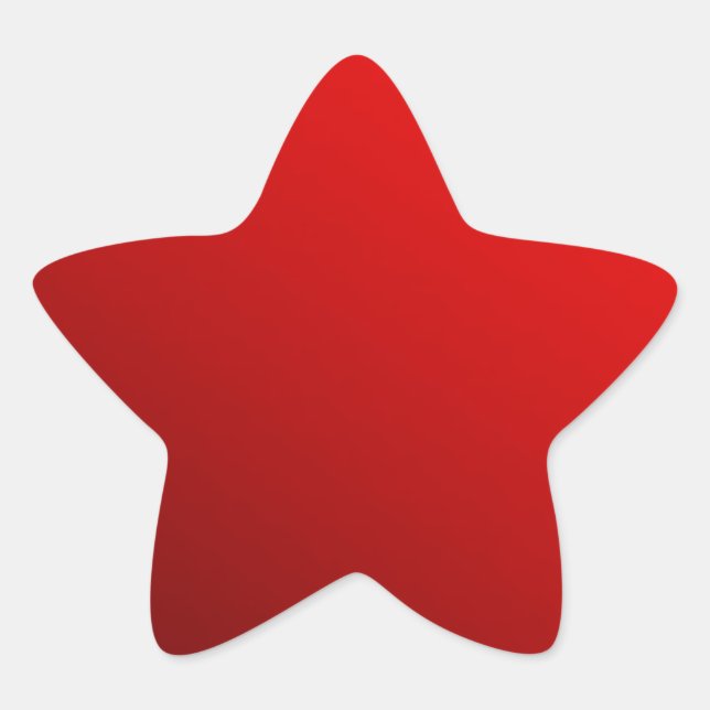 Adesivo Estrela Vermelho De Duas Toneladas (Frente)