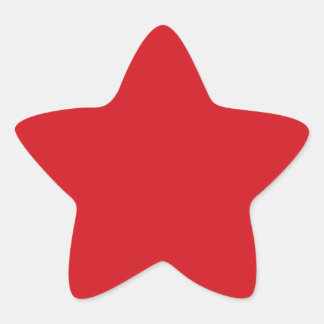 Adesivo Estrela Vermelho puro