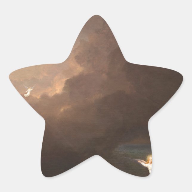 Adesivo Estrela Viagem da vida de Thomas Cole, 1842 (Frente)