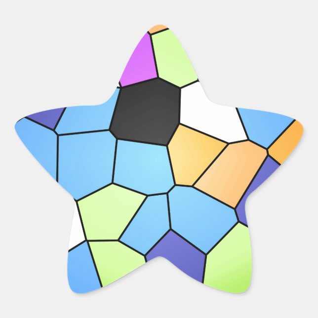 Adesivo Estrela Vidro Estreito (Frente)