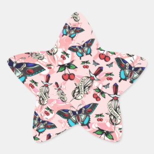 Adesivo Estrela Vingança doce, teste padrão dos desenhos do