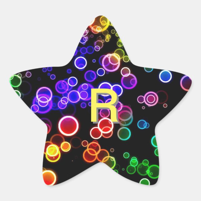 Adesivo Estrela Vinheta Capital R (Frente)