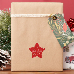 Adesivo Estrela Vinheta personalizada da Estrela de Natal sueca