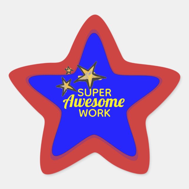 Adesivo Estrela Vinhetas De Estudantes De Trabalho Super-Duper Inc (Frente)