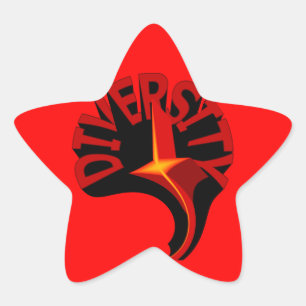 Adesivo Estrela Vinhetas Estrelas de Diversidade