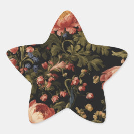 Adesivo Estrela Vinhetas Florais Elegantes