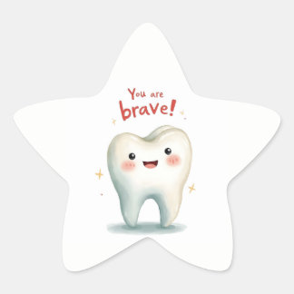 Adesivo Estrela Vinhetas para pequenos dentistas