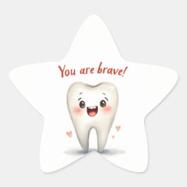 Adesivo Estrela Vinhetas para pequenos dentistas