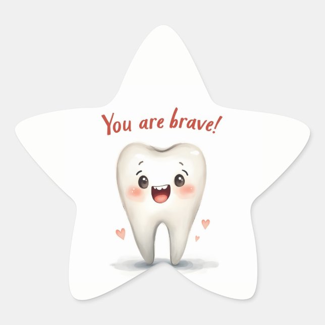Adesivo Estrela Vinhetas para pequenos dentistas (Frente)