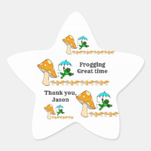 Adesivo Estrela Vinhetas perdendo Excelente hora Aniversário Cogão