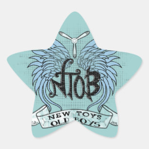 Adesivo Estrela Vintage do clube do avião de RC