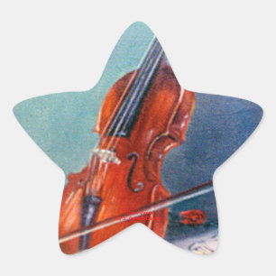 Adesivo Estrela Violín/Violin