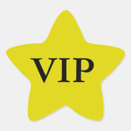 Adesivo Estrela VIP Star Stickers