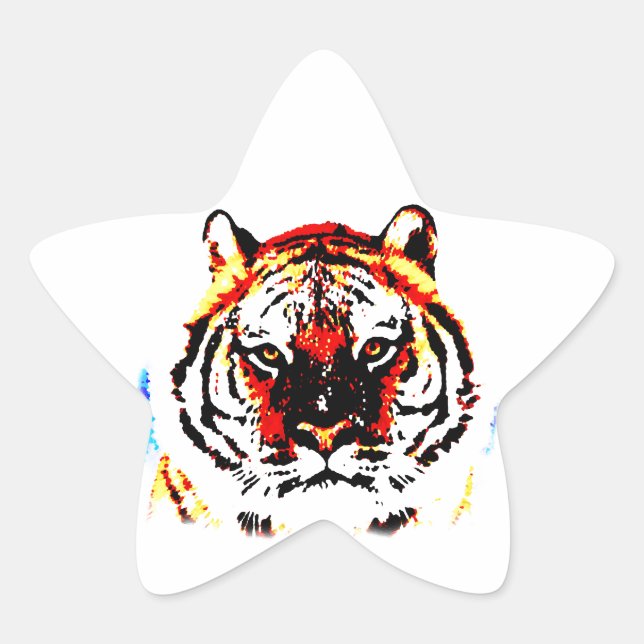 Adesivo Estrela Wild Tiger (Frente)