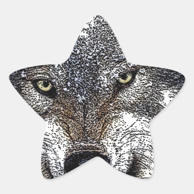 Adesivo Estrela Wild Wolf (Frente)
