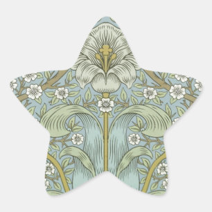 Adesivo Estrela William Morris Vintage Primavera thicket Desig Flo