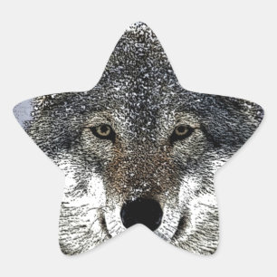 Adesivo Estrela Wolf Eyes