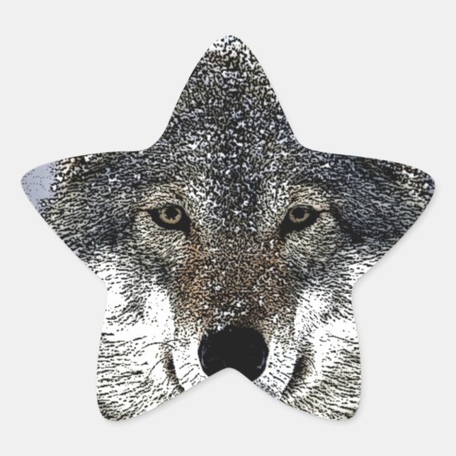 Adesivo Estrela Wolf Eyes (Frente)
