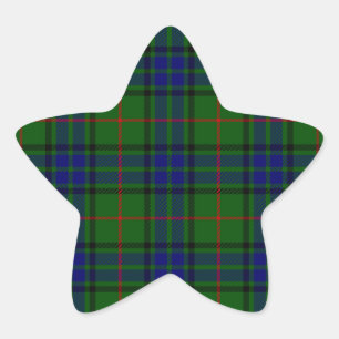 Adesivo Estrela Xadrez azul-tartan Lauder