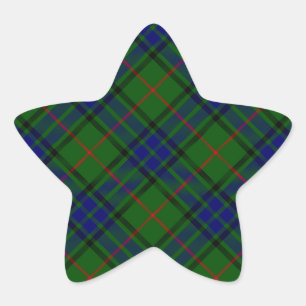 Adesivo Estrela Xadrez azul-tartan Lauder
