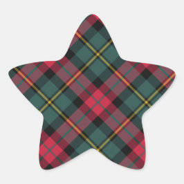 Adesivo Estrela Xadrez de natais vintages