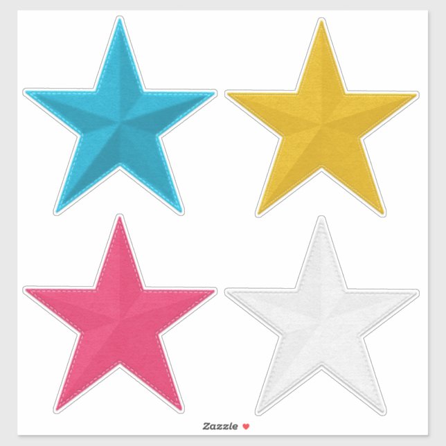 Adesivo Estrelas | Aparência | Feriado ou dia (Folha)