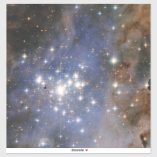 Adesivo Estrelas de Diamante no Espaço Hubble na Nebulosa 