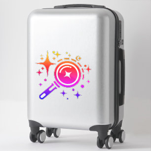 Adesivo Estrelas emblem Sparkle AI, farol da era digital