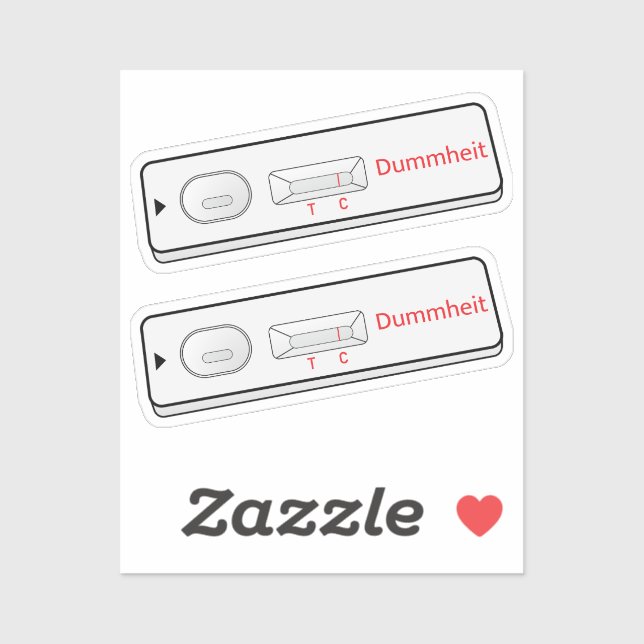 Adesivo Estupidez Testkit Covid 19 Coronavirus Corona Viru (Folha)