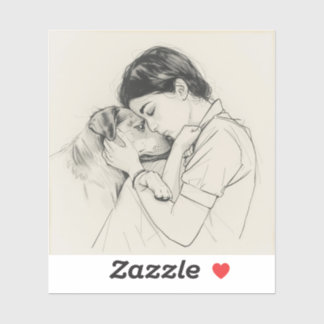 Adesivo Eternal Companions: Black & White Pet Bond Paintin