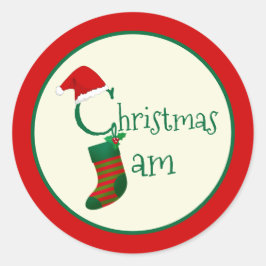 Adesivo Etiqueta Natal Divertido Festivo Caprichos