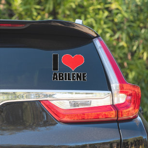 Adesivo Eu amo Abilene