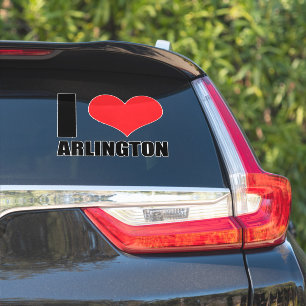 Adesivo Eu amo Arlington