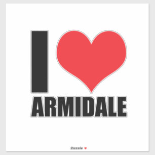 Adesivo Eu amo Armidale