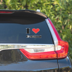 Adesivo Eu amo Batumi