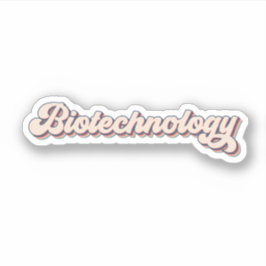 Adesivo Eu Amo Biotecnologia, Biotecnologia Divertida