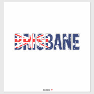 Adesivo Eu amo Brisbane