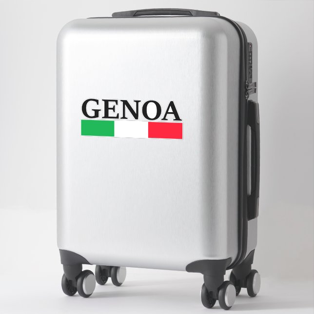 Adesivo Eu amo Génova (Mala)