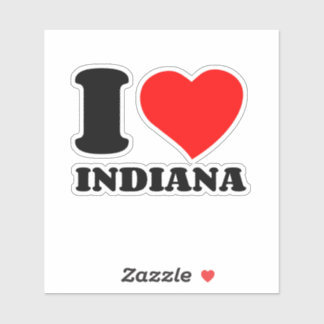 ADESIVO EU AMO INDIANA