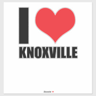 Adesivo Eu amo Knoxville
