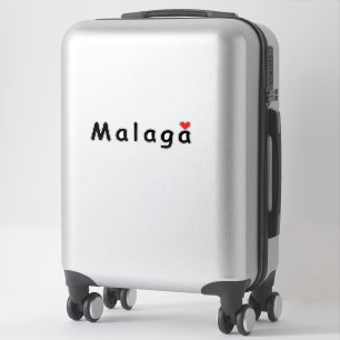 Adesivo Eu amo Málaga